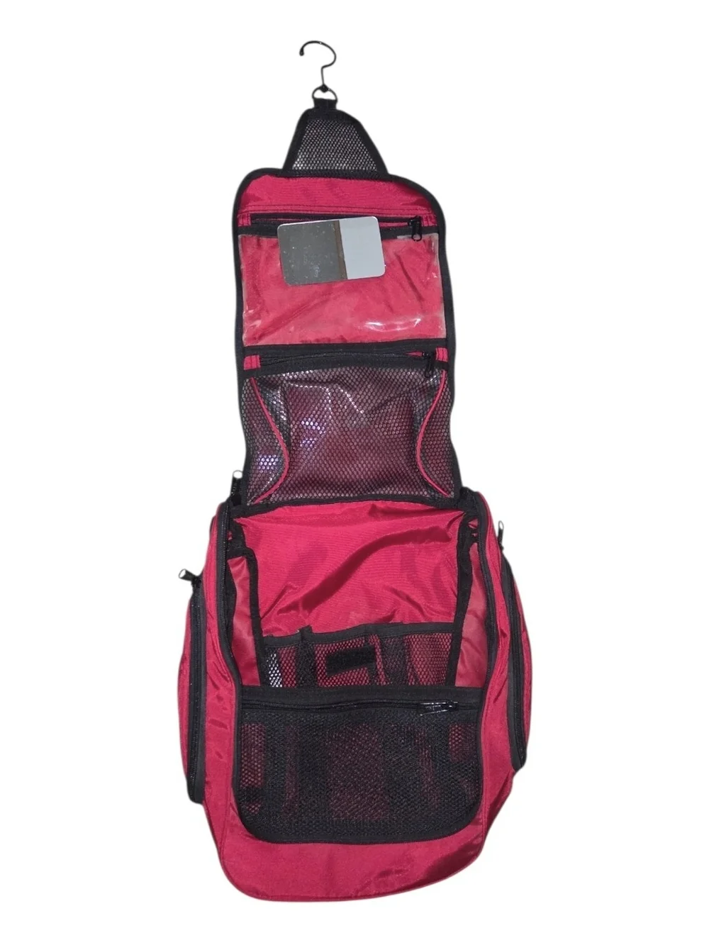L.L. Bean Hanging Travel Toiletry Bag - Red